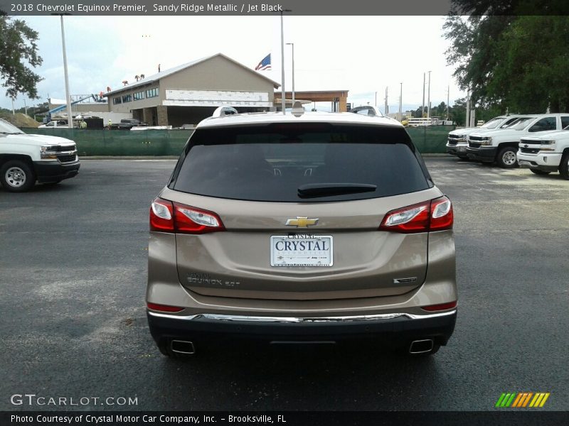 Sandy Ridge Metallic / Jet Black 2018 Chevrolet Equinox Premier