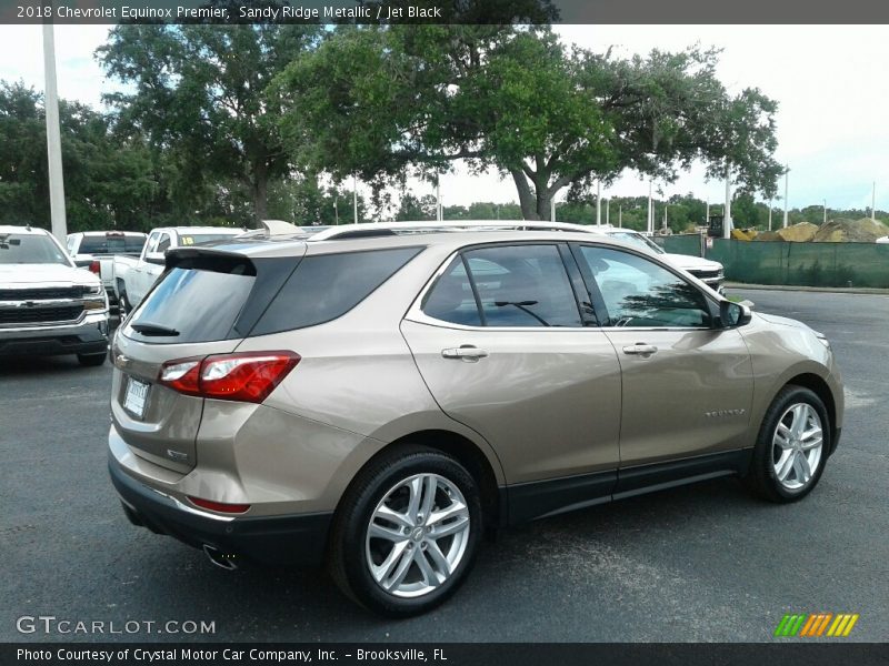 Sandy Ridge Metallic / Jet Black 2018 Chevrolet Equinox Premier