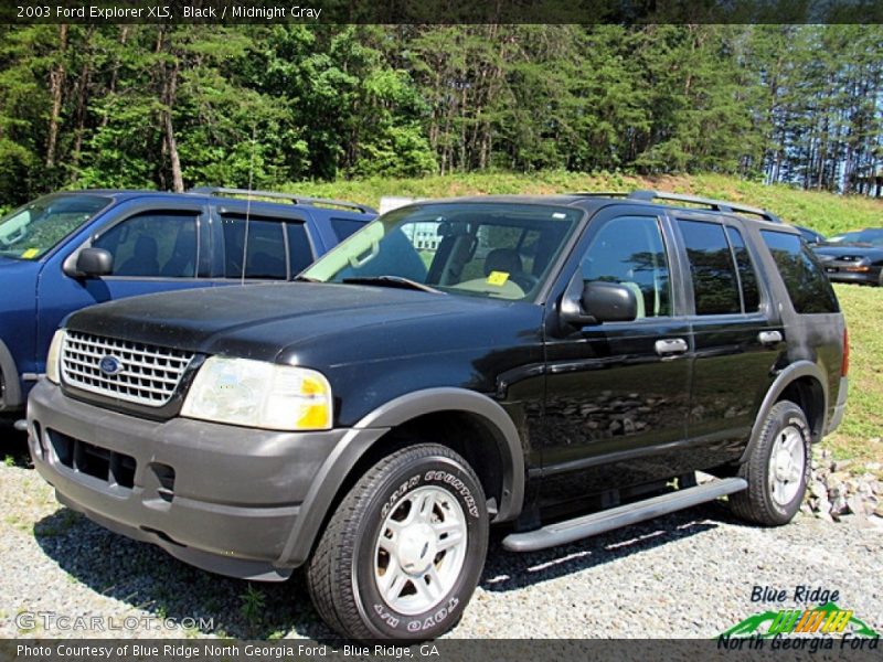 Black / Midnight Gray 2003 Ford Explorer XLS