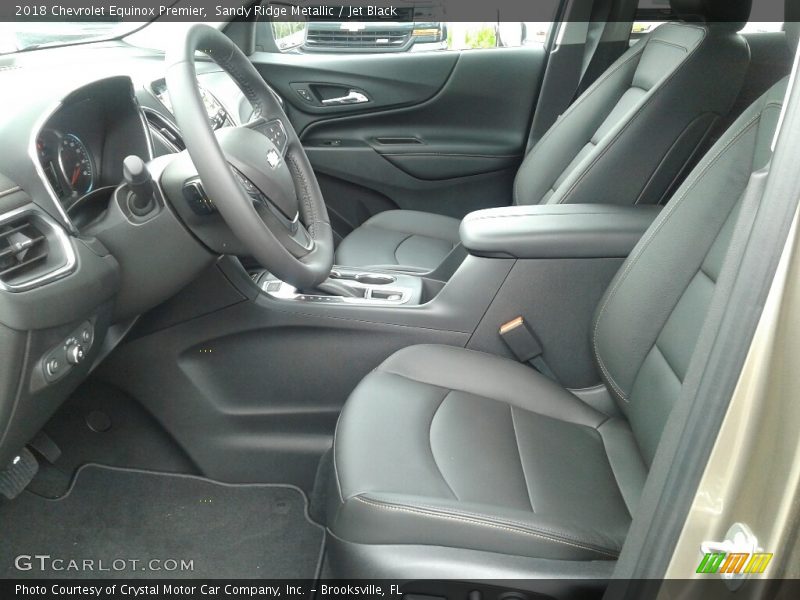 Sandy Ridge Metallic / Jet Black 2018 Chevrolet Equinox Premier