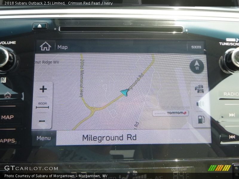 Crimson Red Pearl / Ivory 2018 Subaru Outback 2.5i Limited