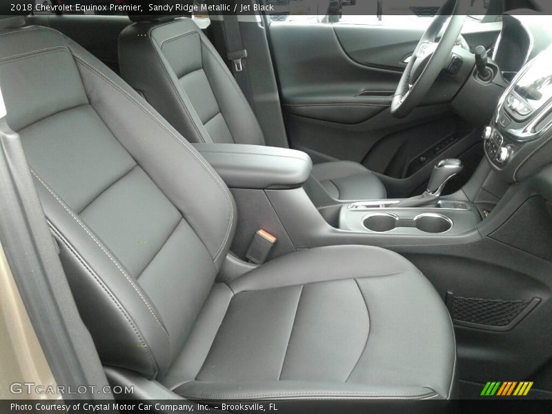 Sandy Ridge Metallic / Jet Black 2018 Chevrolet Equinox Premier