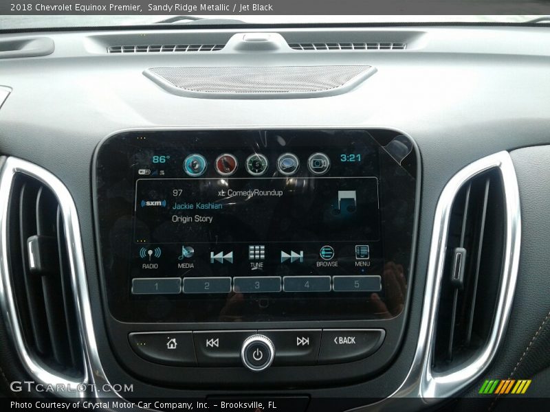 Sandy Ridge Metallic / Jet Black 2018 Chevrolet Equinox Premier