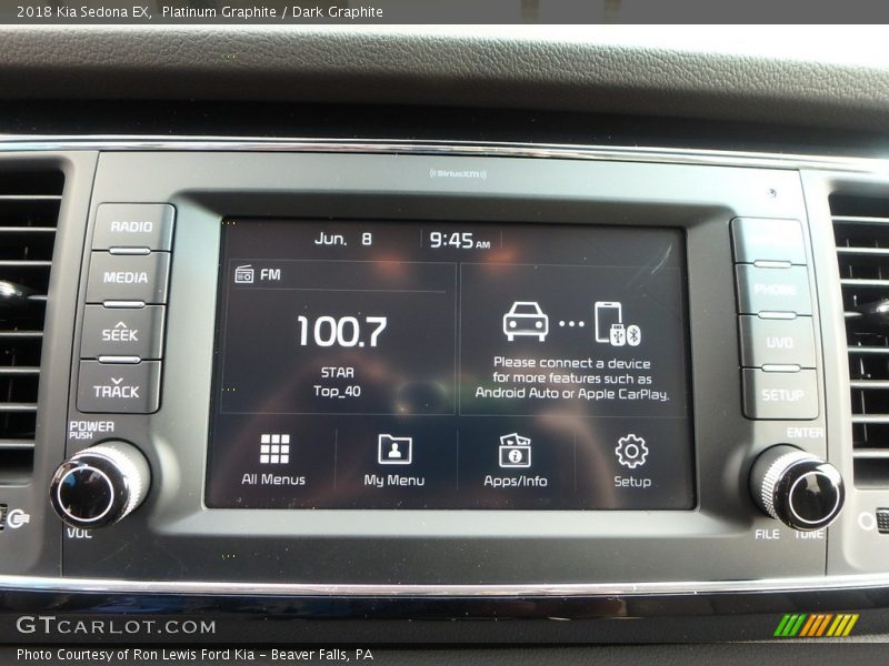 Platinum Graphite / Dark Graphite 2018 Kia Sedona EX