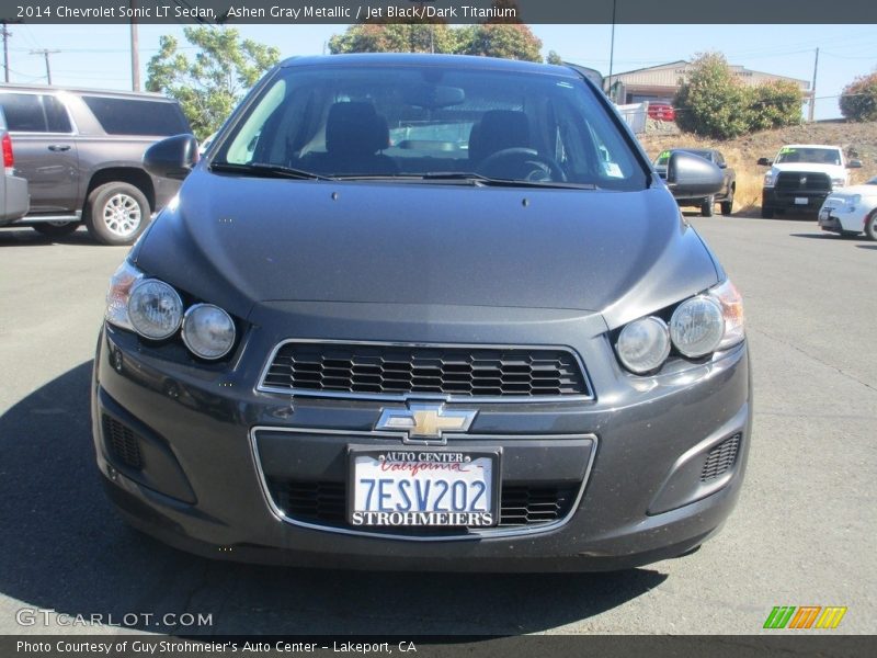 Ashen Gray Metallic / Jet Black/Dark Titanium 2014 Chevrolet Sonic LT Sedan