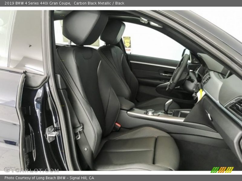 Carbon Black Metallic / Black 2019 BMW 4 Series 440i Gran Coupe