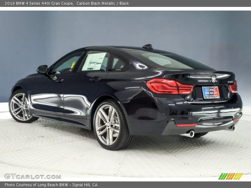 Carbon Black Metallic / Black 2019 BMW 4 Series 440i Gran Coupe
