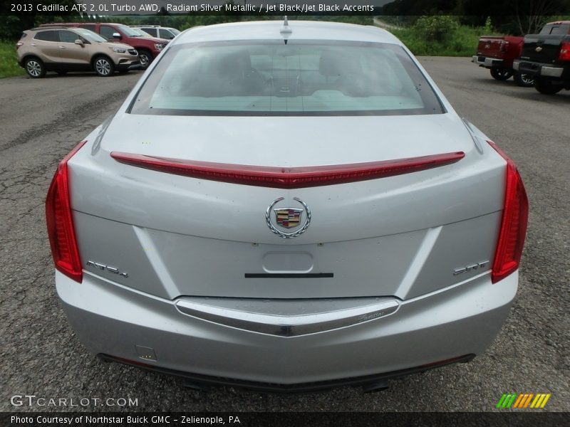 Radiant Silver Metallic / Jet Black/Jet Black Accents 2013 Cadillac ATS 2.0L Turbo AWD