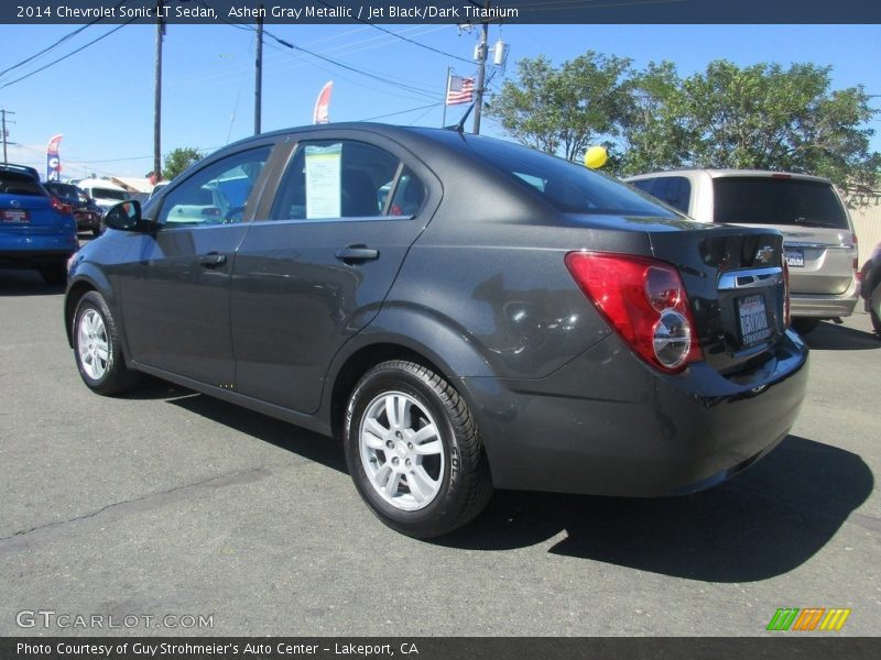 Ashen Gray Metallic / Jet Black/Dark Titanium 2014 Chevrolet Sonic LT Sedan