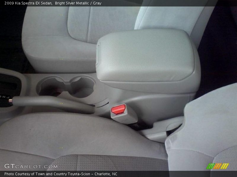Bright Silver Metallic / Gray 2009 Kia Spectra EX Sedan