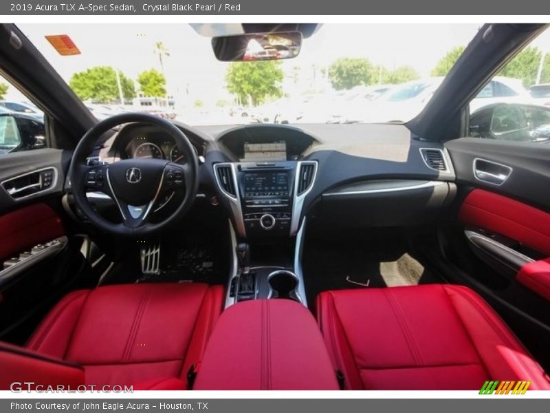  2019 TLX A-Spec Sedan Red Interior