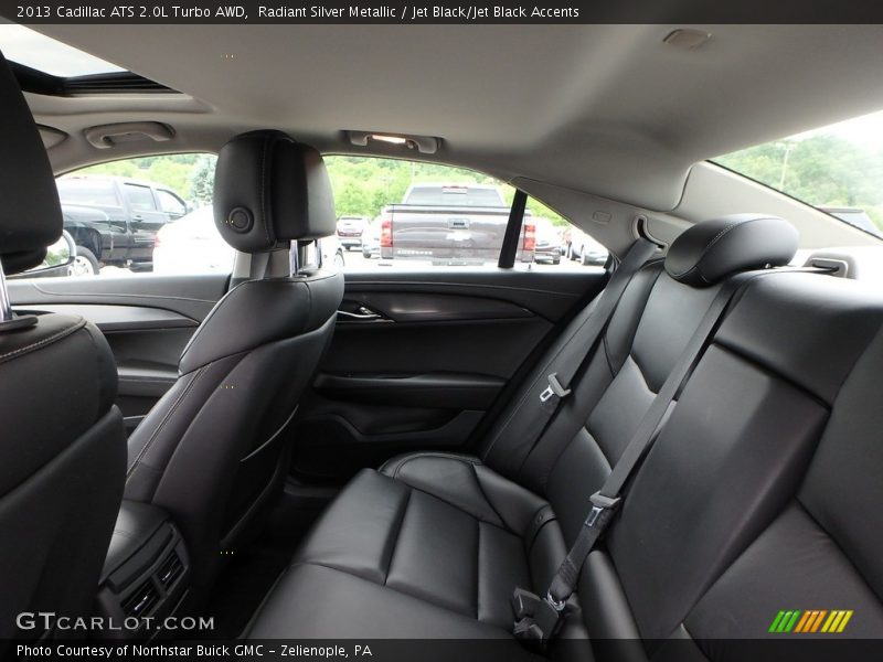 Radiant Silver Metallic / Jet Black/Jet Black Accents 2013 Cadillac ATS 2.0L Turbo AWD