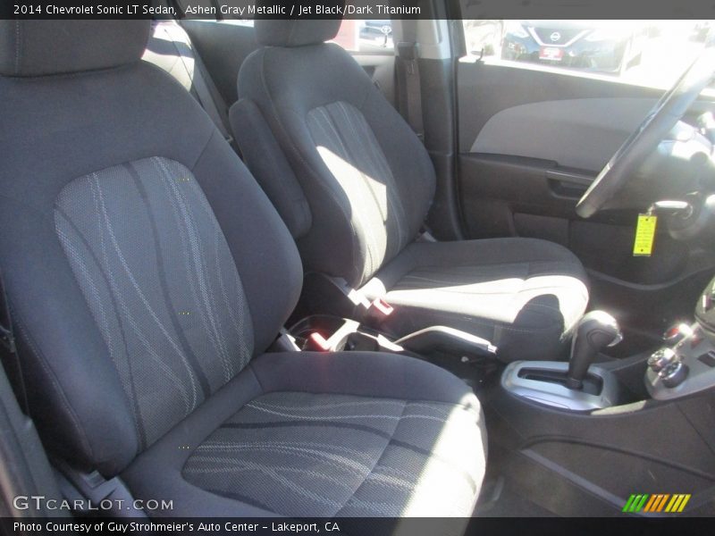 Ashen Gray Metallic / Jet Black/Dark Titanium 2014 Chevrolet Sonic LT Sedan