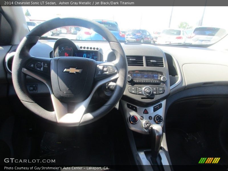 Ashen Gray Metallic / Jet Black/Dark Titanium 2014 Chevrolet Sonic LT Sedan