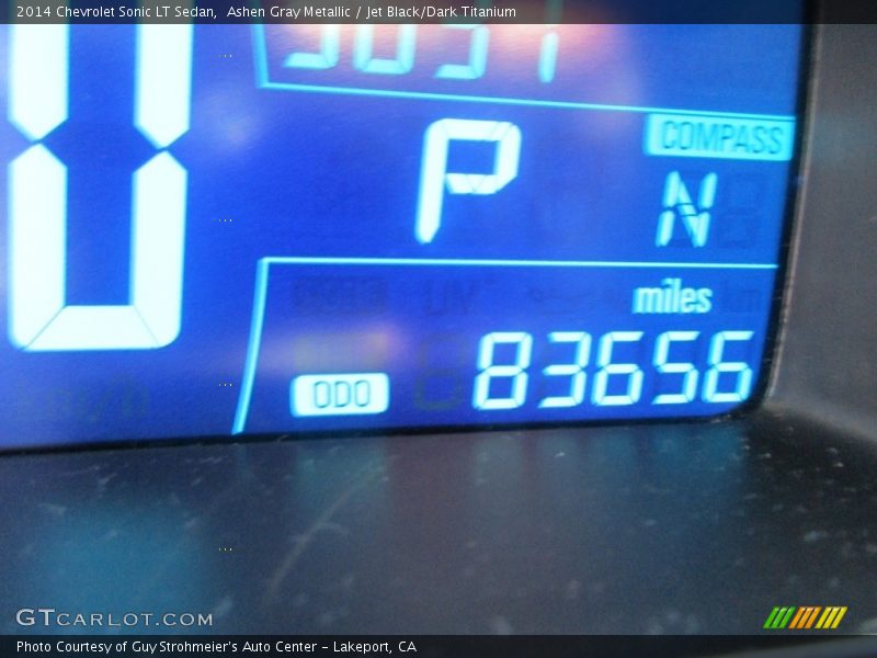 Ashen Gray Metallic / Jet Black/Dark Titanium 2014 Chevrolet Sonic LT Sedan