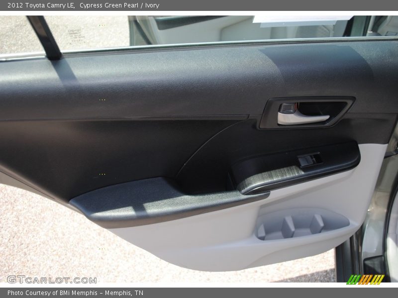 Cypress Green Pearl / Ivory 2012 Toyota Camry LE