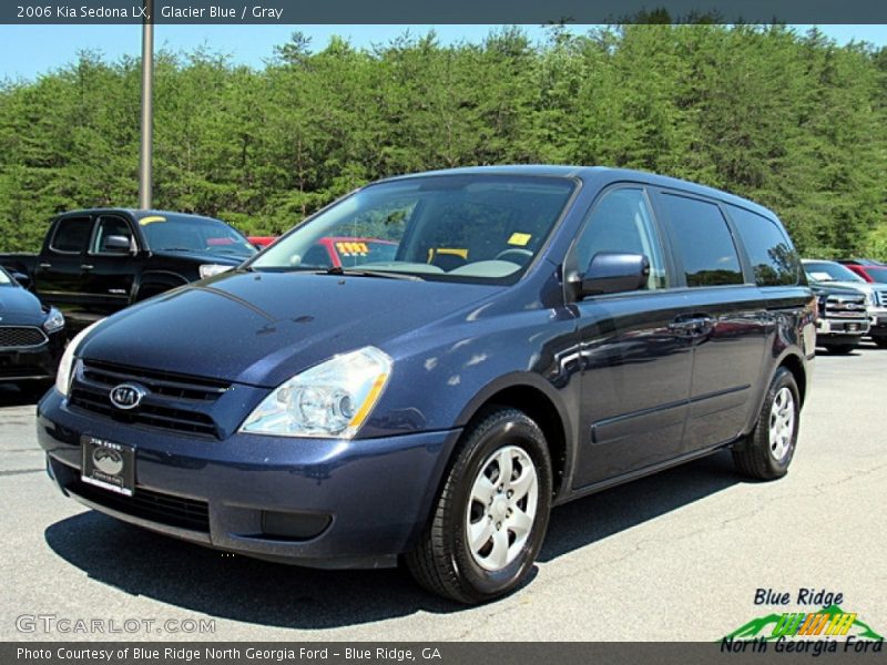 Glacier Blue / Gray 2006 Kia Sedona LX