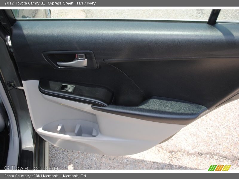Cypress Green Pearl / Ivory 2012 Toyota Camry LE