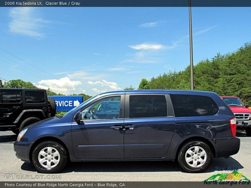 Glacier Blue / Gray 2006 Kia Sedona LX