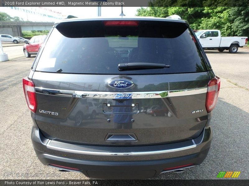 Magnetic Metallic / Ebony Black 2018 Ford Explorer Limited 4WD