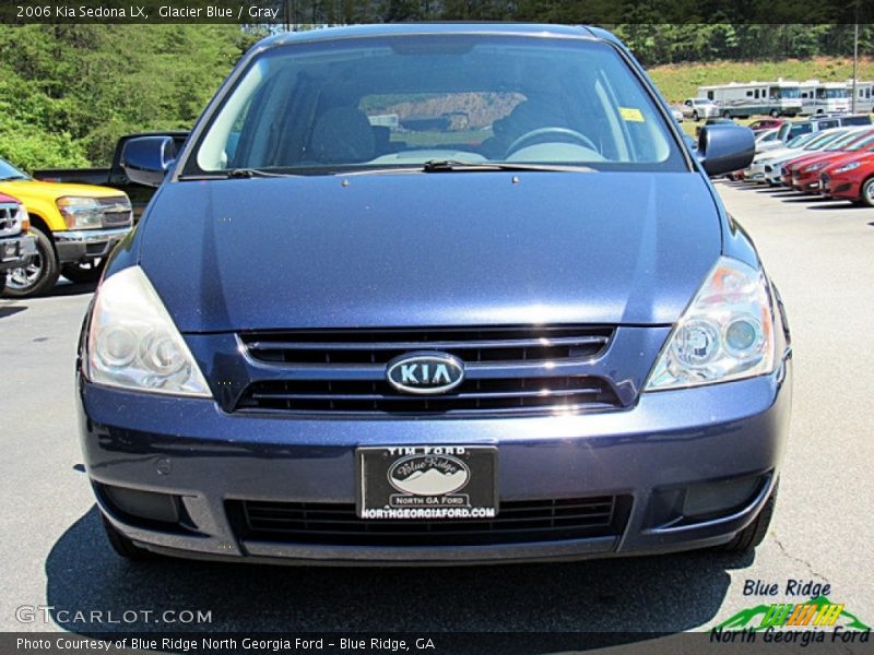 Glacier Blue / Gray 2006 Kia Sedona LX