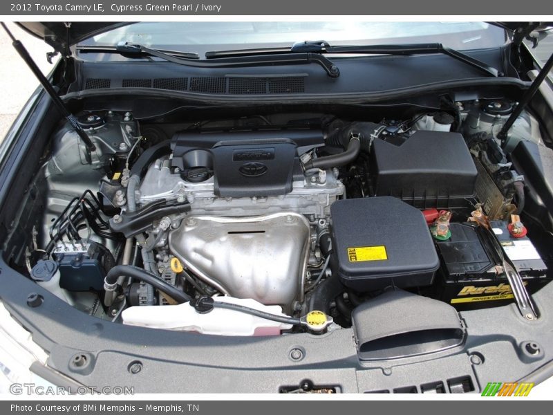 Cypress Green Pearl / Ivory 2012 Toyota Camry LE