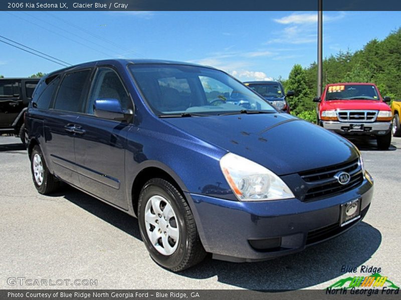 Glacier Blue / Gray 2006 Kia Sedona LX