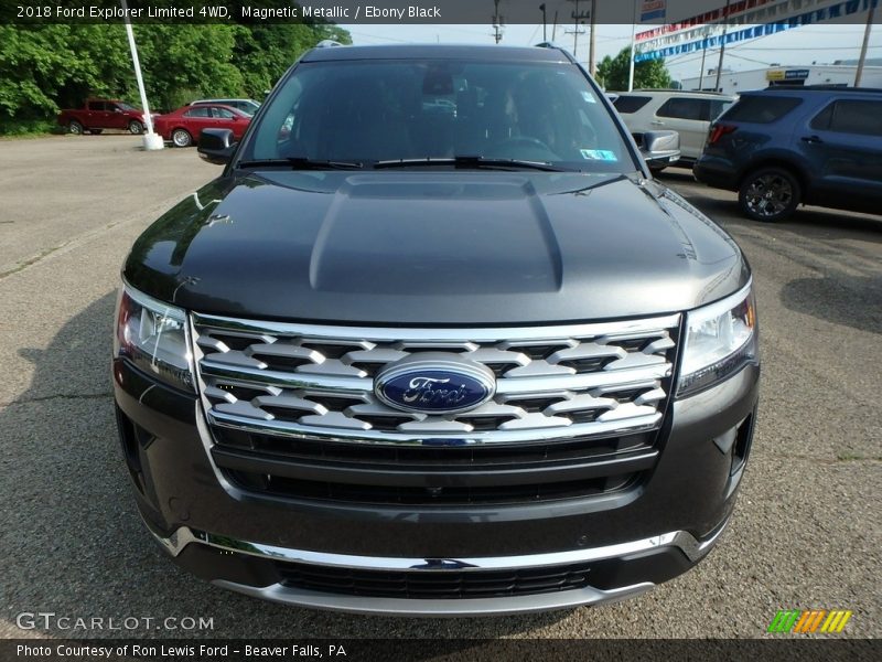 Magnetic Metallic / Ebony Black 2018 Ford Explorer Limited 4WD