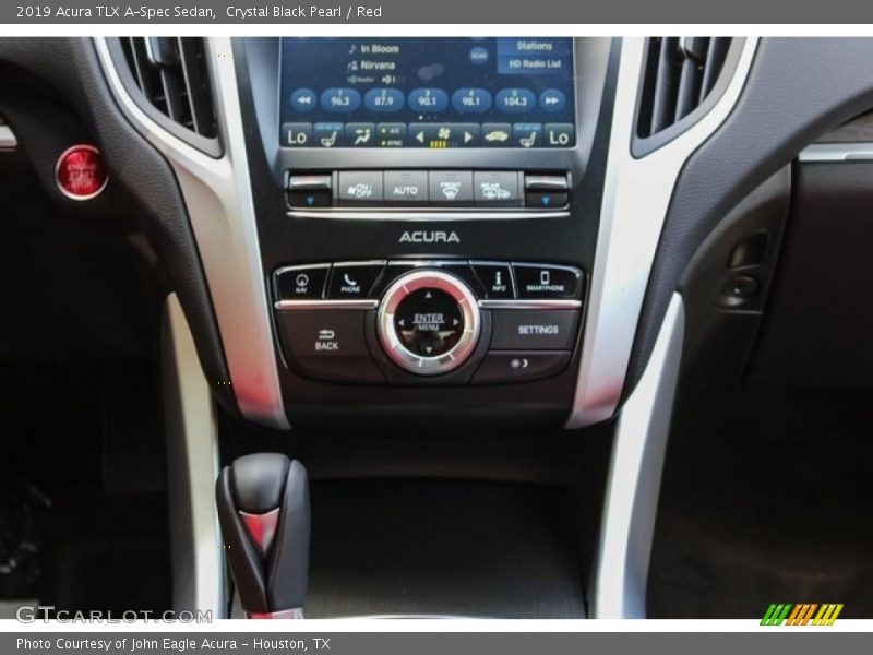 Controls of 2019 TLX A-Spec Sedan