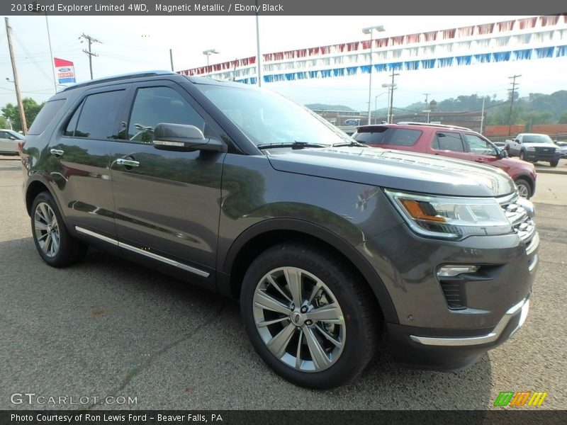 Magnetic Metallic / Ebony Black 2018 Ford Explorer Limited 4WD