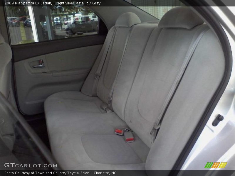 Bright Silver Metallic / Gray 2009 Kia Spectra EX Sedan