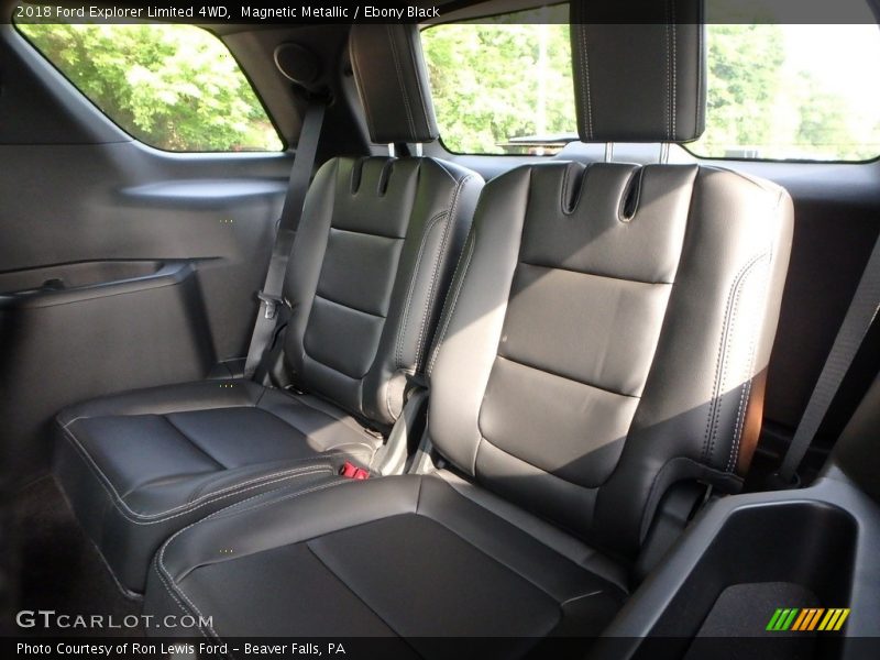 Rear Seat of 2018 Explorer Limited 4WD