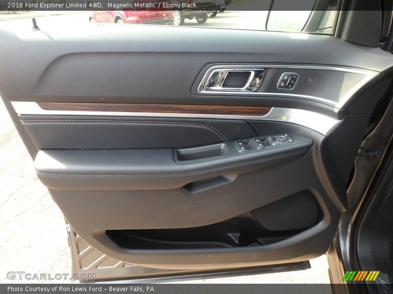 Magnetic Metallic / Ebony Black 2018 Ford Explorer Limited 4WD