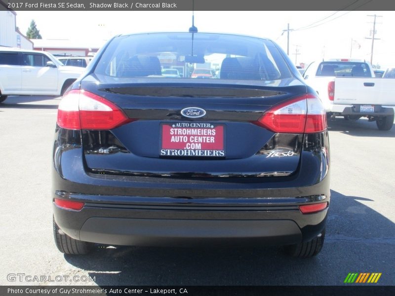 Shadow Black / Charcoal Black 2017 Ford Fiesta SE Sedan