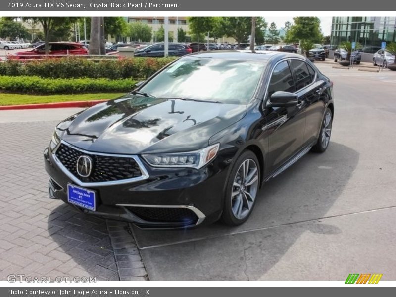 Crystal Black Pearl / Parchment 2019 Acura TLX V6 Sedan