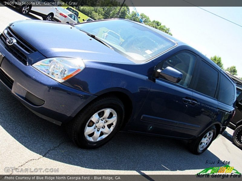 Glacier Blue / Gray 2006 Kia Sedona LX