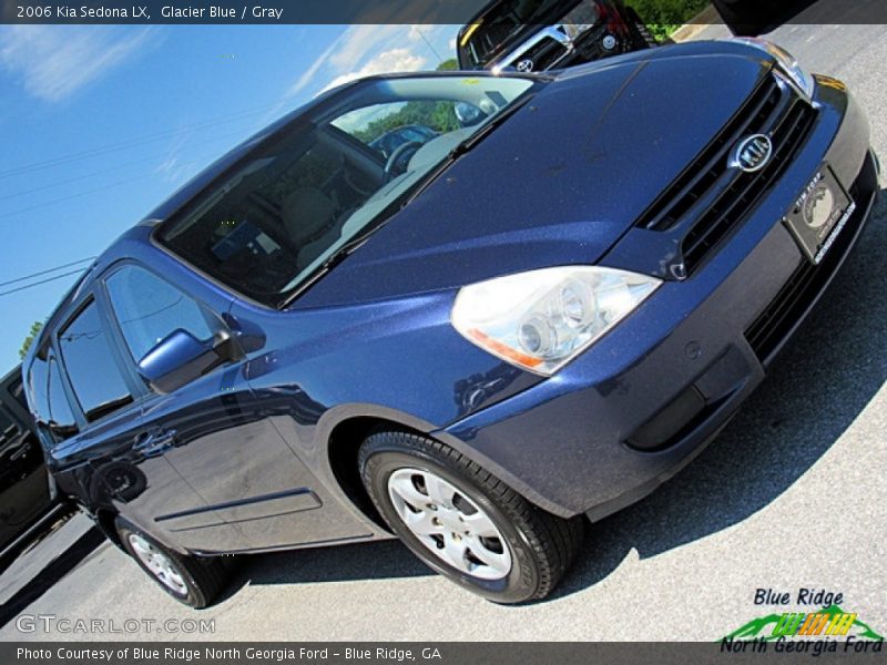 Glacier Blue / Gray 2006 Kia Sedona LX