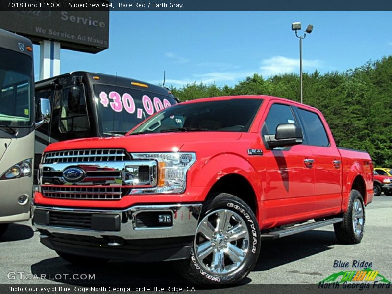 Race Red / Earth Gray 2018 Ford F150 XLT SuperCrew 4x4