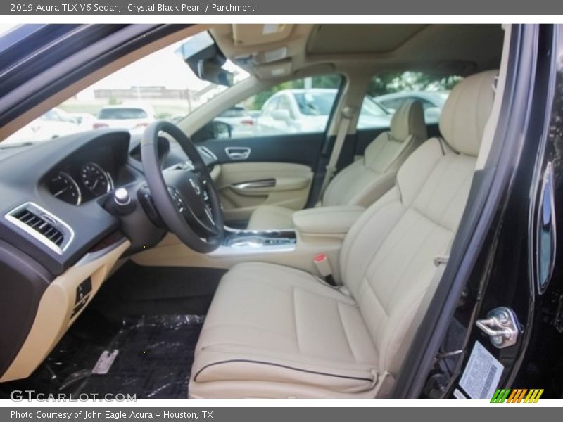 Crystal Black Pearl / Parchment 2019 Acura TLX V6 Sedan