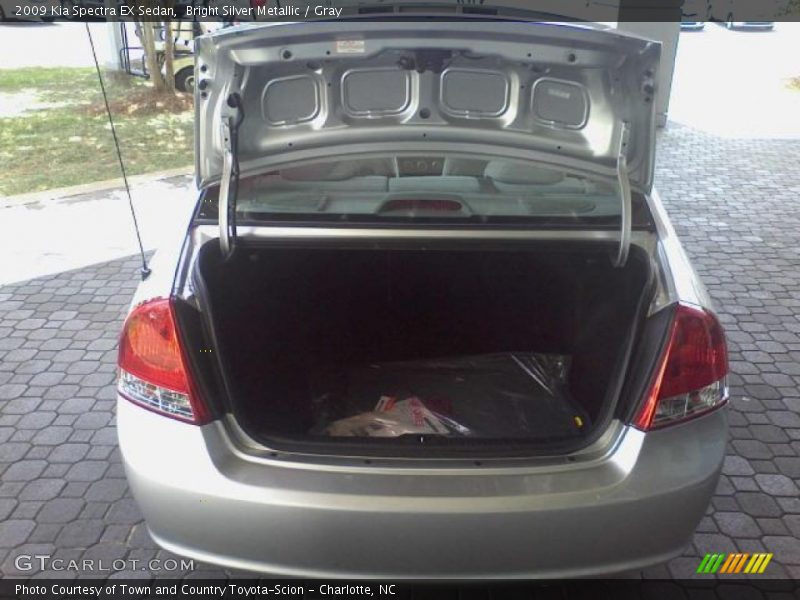 Bright Silver Metallic / Gray 2009 Kia Spectra EX Sedan