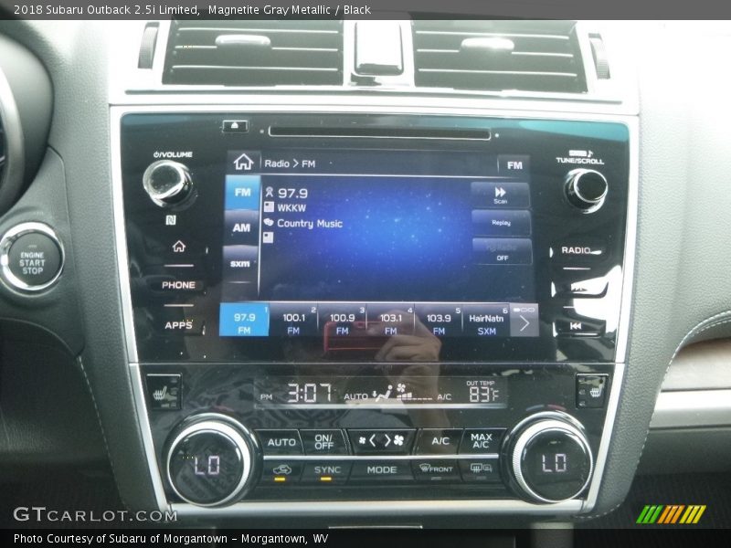 Magnetite Gray Metallic / Black 2018 Subaru Outback 2.5i Limited