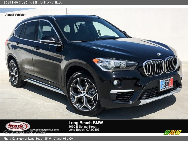 Jet Black / Black 2018 BMW X1 sDrive28i