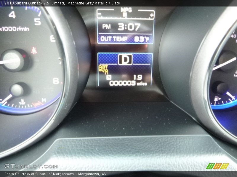 Magnetite Gray Metallic / Black 2018 Subaru Outback 2.5i Limited