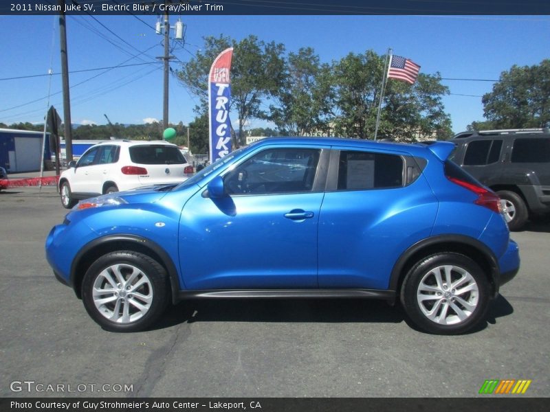 Electric Blue / Gray/Silver Trim 2011 Nissan Juke SV