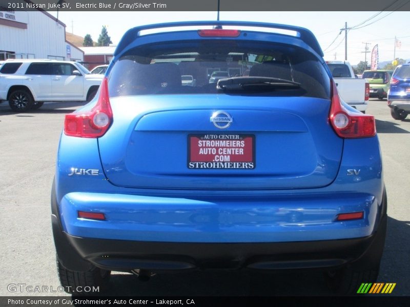 Electric Blue / Gray/Silver Trim 2011 Nissan Juke SV