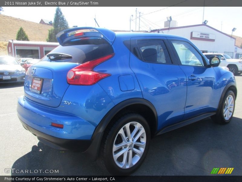 Electric Blue / Gray/Silver Trim 2011 Nissan Juke SV