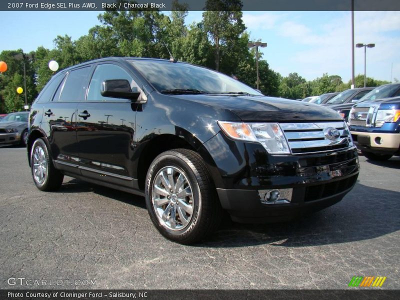 Black / Charcoal Black 2007 Ford Edge SEL Plus AWD