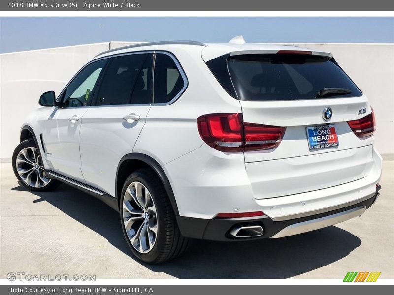 Alpine White / Black 2018 BMW X5 sDrive35i