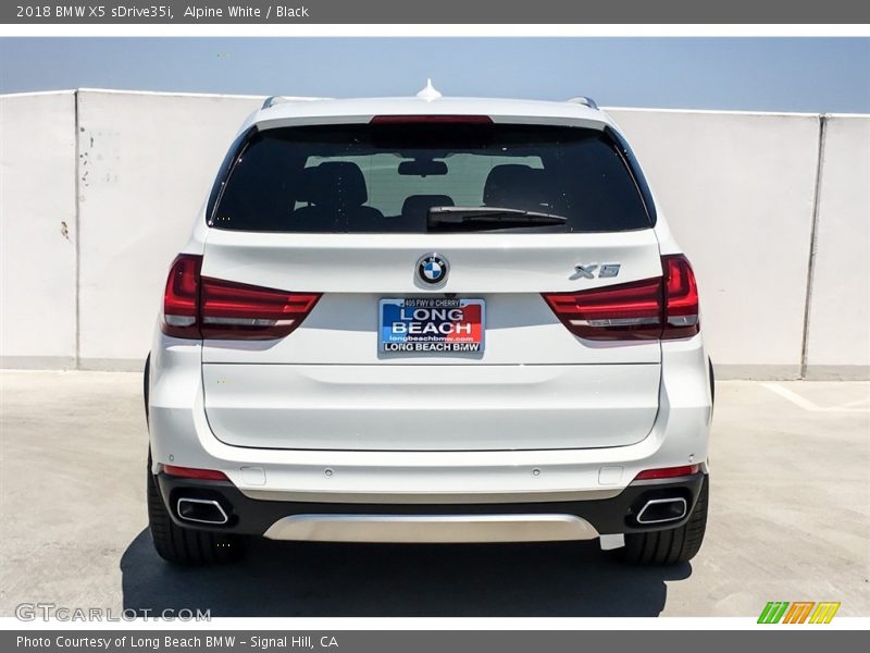 Alpine White / Black 2018 BMW X5 sDrive35i