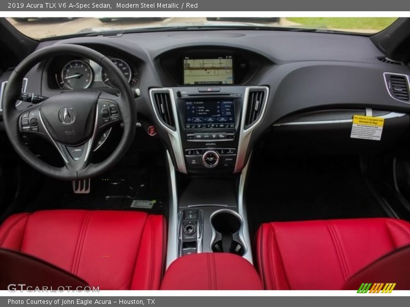  2019 TLX V6 A-Spec Sedan Red Interior
